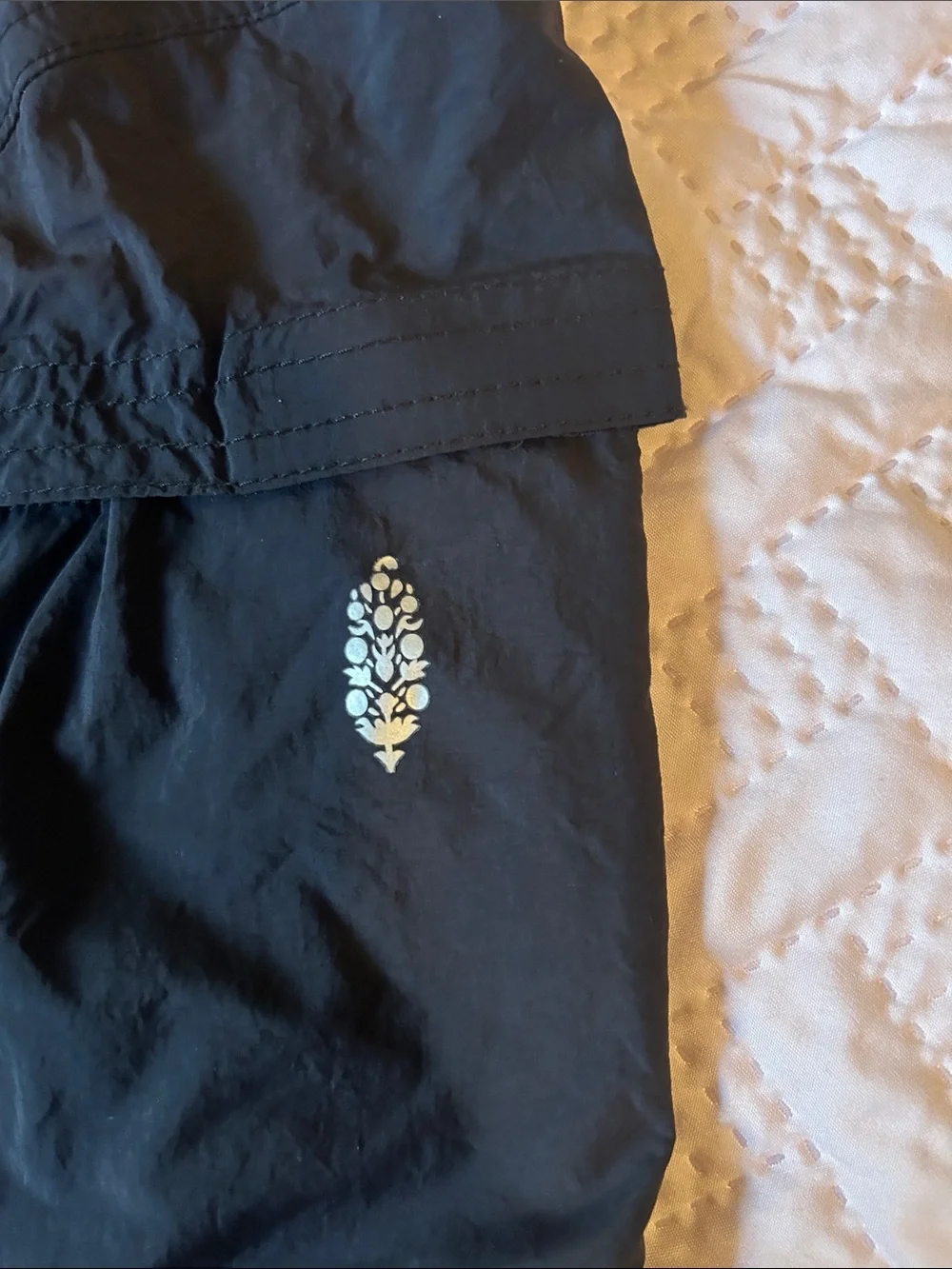 Free People Men's Black Drawstring Athletic Shorts